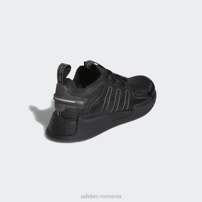 Adidas nmd-v3 pantofi argintiu moda femei negru argintiu 2JBN8734