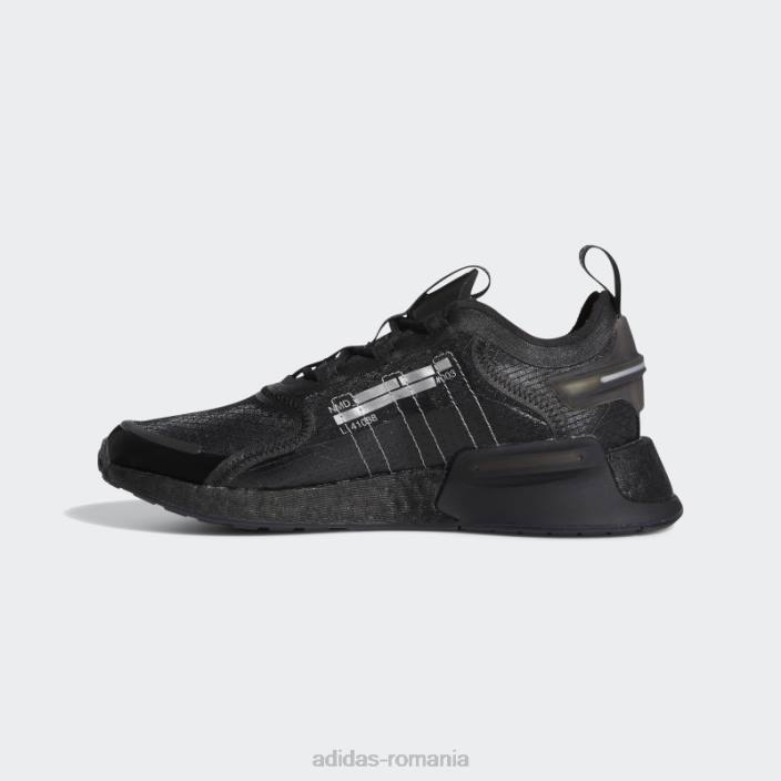 Adidas nmd-v3 pantofi argintiu moda femei negru argintiu 2JBN8734