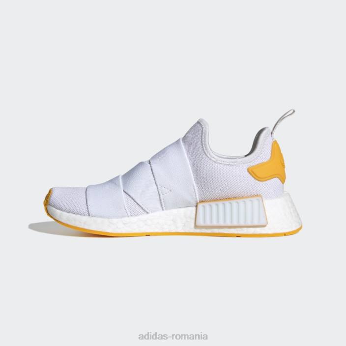 Adidas pantofi albi cu curea nmd-r1 femei aur alb 2JBN8740