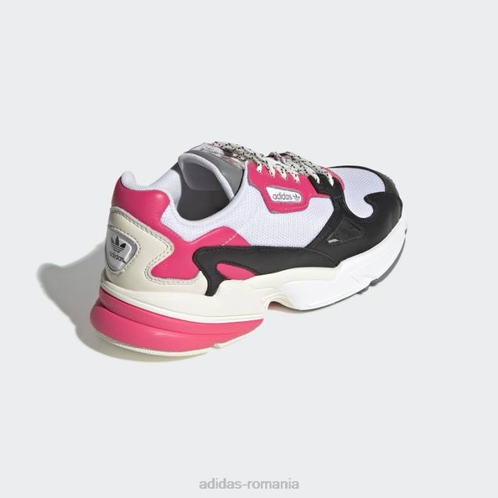 Adidas pantofi albi de șoim femei alb/negru/roz real 2JBN16319
