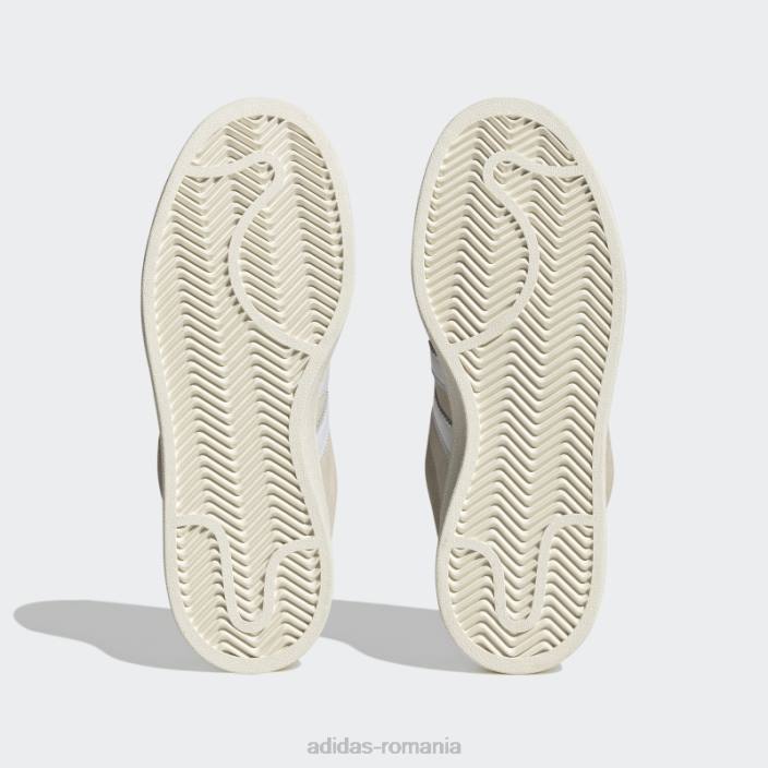 Adidas pantofi albi din campusul anilor 00 fierbinți femei alb 2JBN8353
