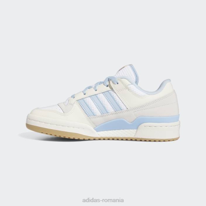 Adidas pantofi albi forum mid femei zori alb/argintii 2JBN16081