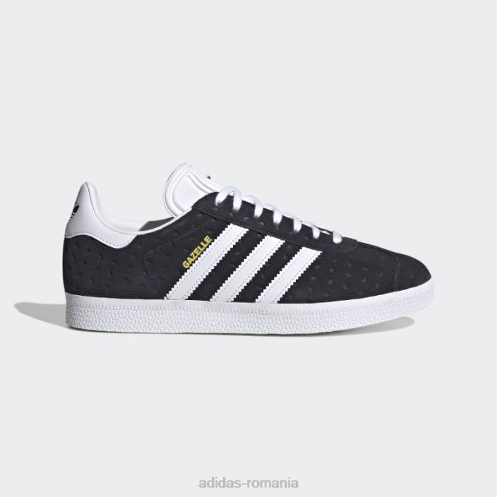 Adidas pantofi albi gazelle femei alb negru 2JBN15859
