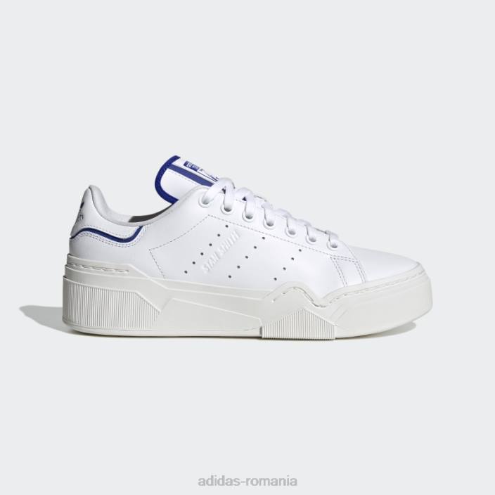 Adidas pantofi albi stan smith excelente 2b femei alb/albastru 2JBN15940