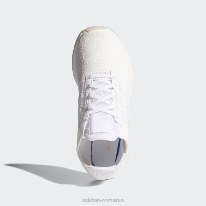 Adidas pantofi albi swift run x femei nuanță alb/roz 2JBN2207