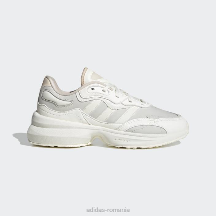 Adidas pantofi albi zentici femei alb/fildeș 2JBN16366