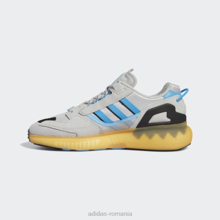 Adidas pantofi amber zx 5k boost femei gri/papură/chihlimbar 2JBN16281