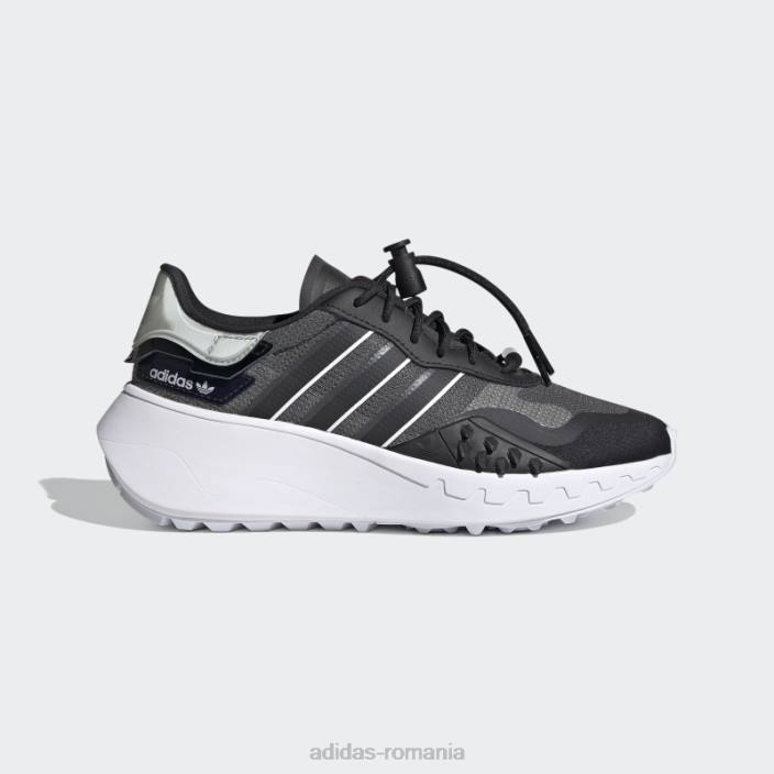 Adidas pantofi choigo negri adidas femei negru argintiu 2JBN16314