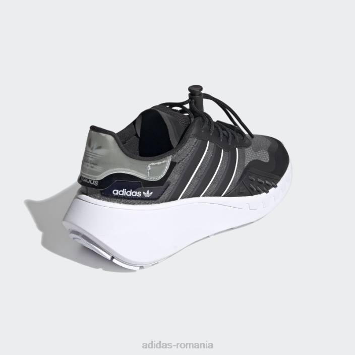 Adidas pantofi choigo negri adidas femei negru argintiu 2JBN16314