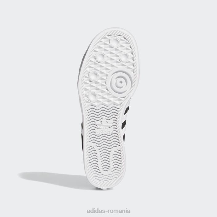 Adidas pantofi cu platformă nizza albi femei alb negru 2JBN8320