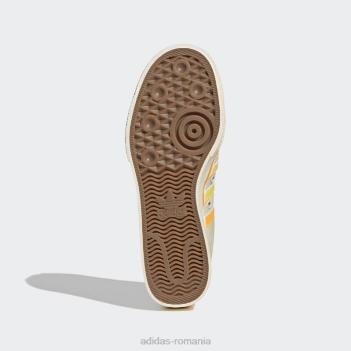 Adidas pantofi cu platforma nizza galben adidas femei nuanță galben/portocaliu/alb 2JBN510