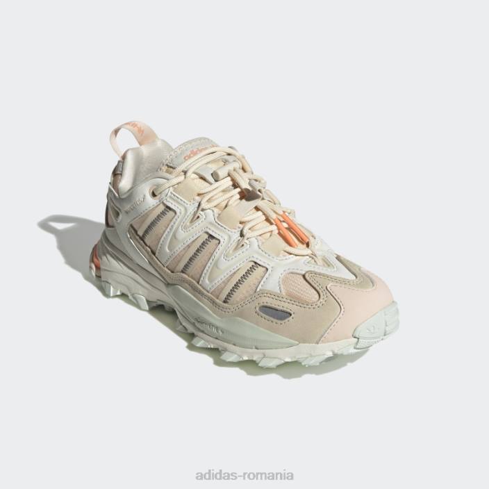 Adidas pantofi de aventură hyperturf tentă ecru femei alb/nuanță ecru/portocaliu 2JBN8709