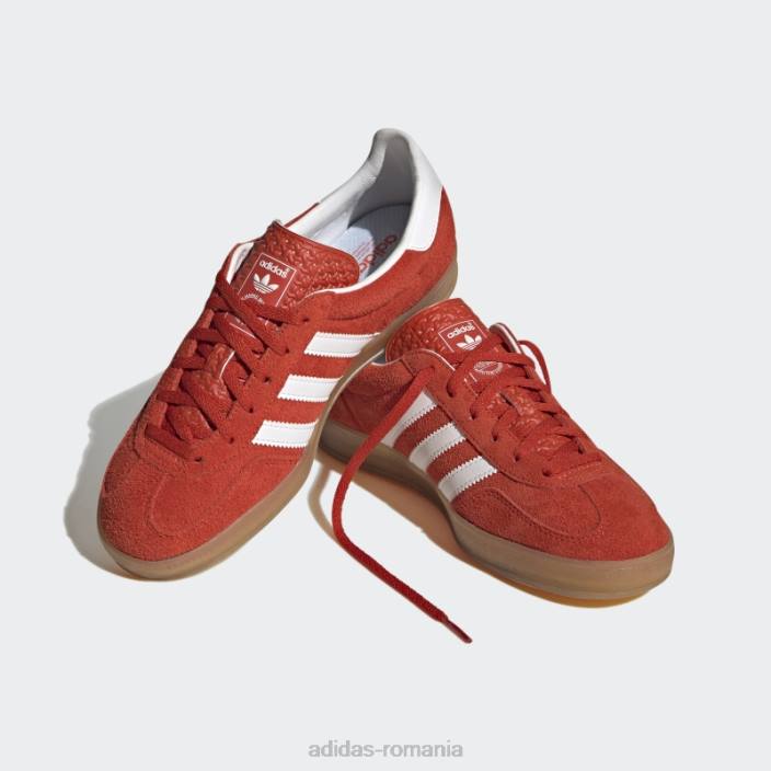 Adidas pantofi de interior gazelle portocalii îndrăzneți femei portocaliu îndrăzneț/alb/gumă 2JBN2099