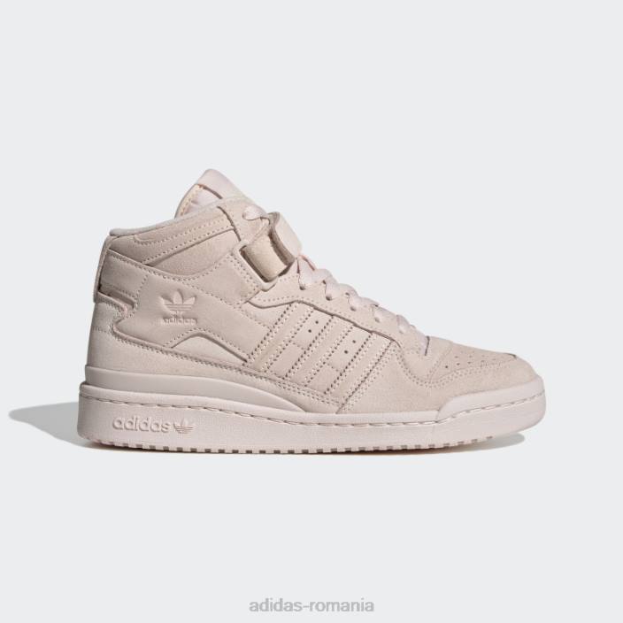 Adidas pantofi de mijloc quartz forum femei cuarț/negru/alb 2JBN16096