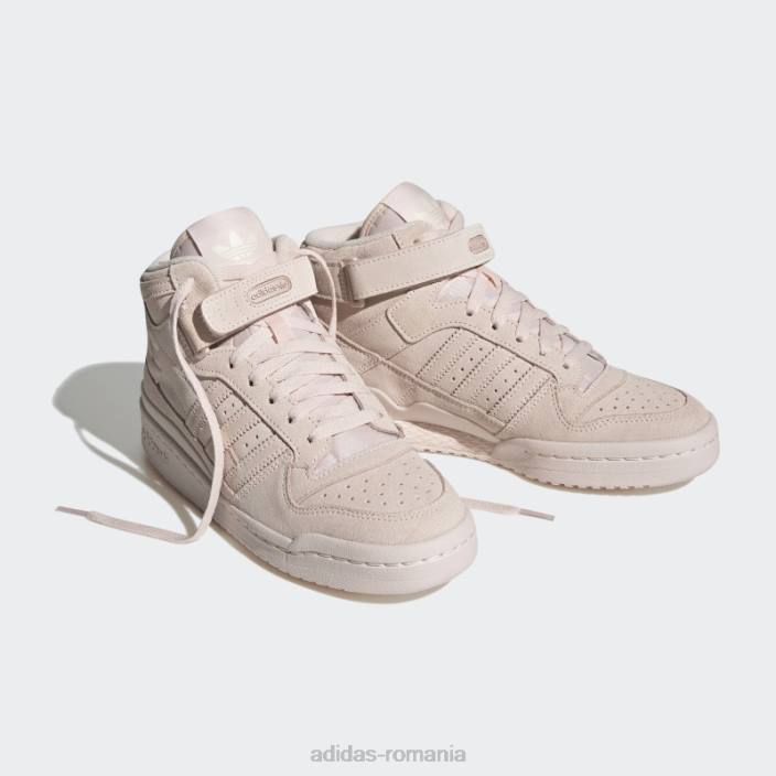 Adidas pantofi de mijloc quartz forum femei cuarț/negru/alb 2JBN16096