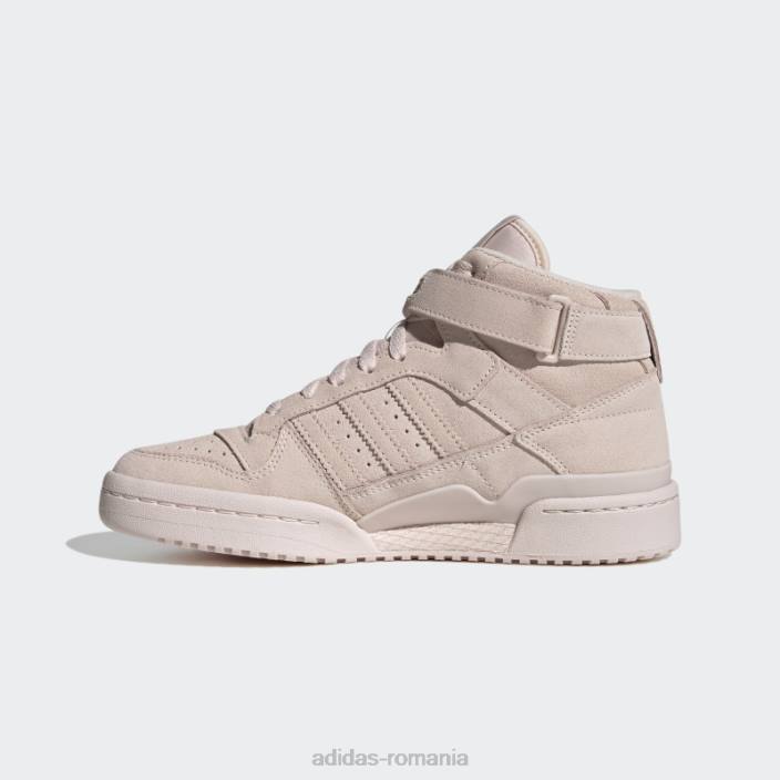 Adidas pantofi de mijloc quartz forum femei cuarț/negru/alb 2JBN16096