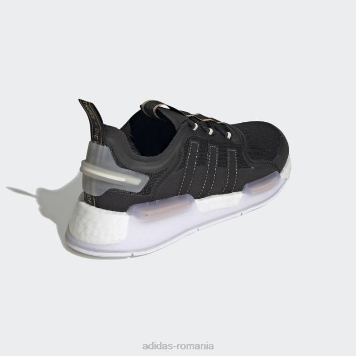 Adidas pantofi eleganti din aluminiu nmd-v3 femei negru/alb/aluminiu 2JBN2081