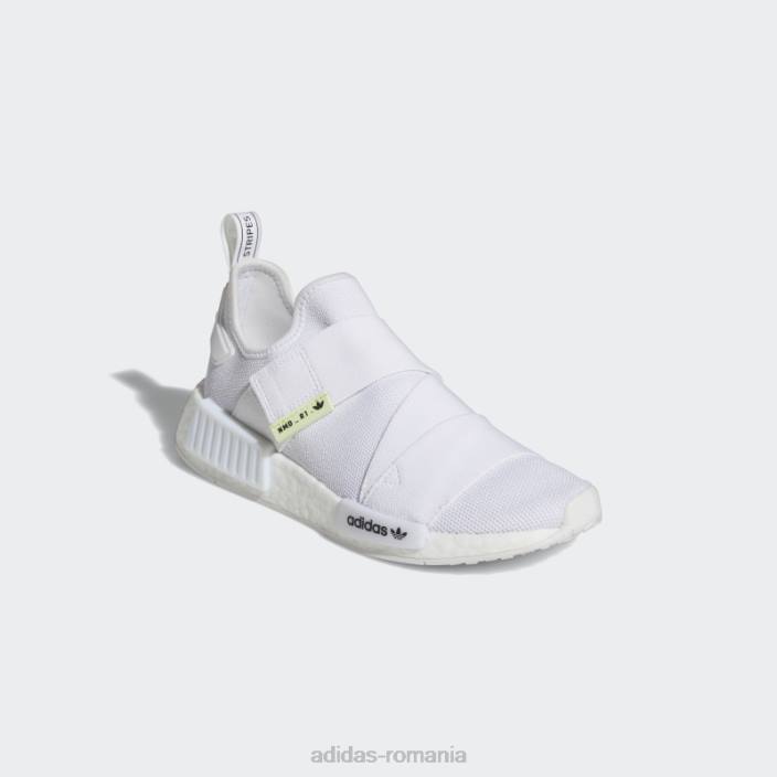 Adidas pantofi eleganti nmd-r1 negri femei alb negru 2JBN8287