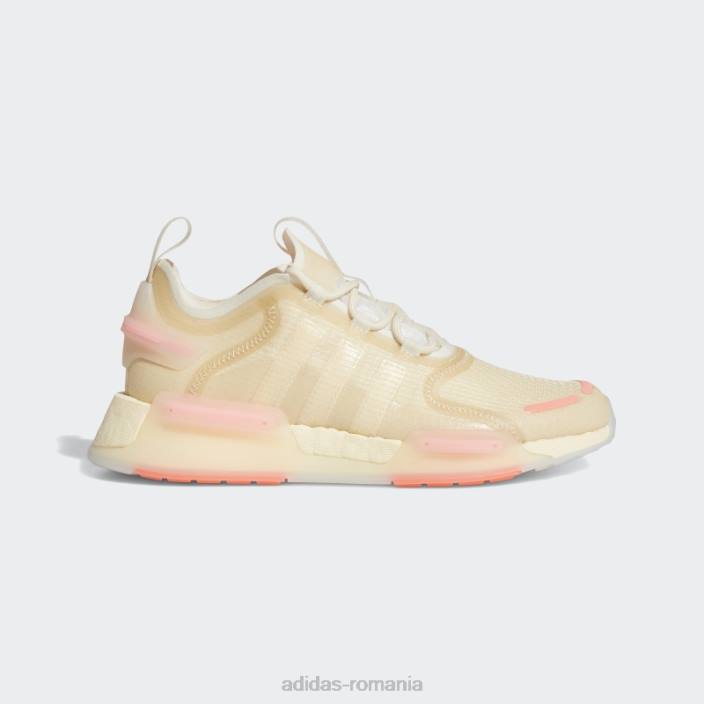 Adidas pantofi fierbinți nmd-v3 negri femei alb 2JBN16227