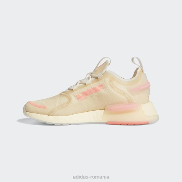 Adidas pantofi fierbinți nmd-v3 negri femei alb 2JBN16227
