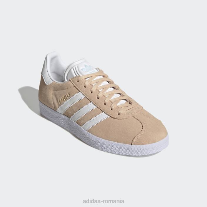 Adidas pantofi gazelle blush adidas femei fard de obraz/alb/albastru 2JBN8376