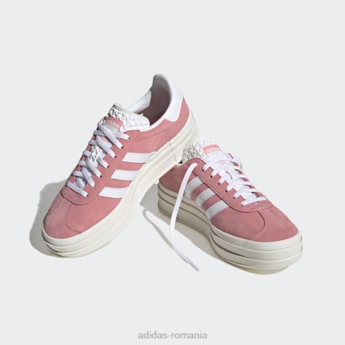Adidas pantofi gazelle bold super pop adidas femei super pop/alb 2JBN15852