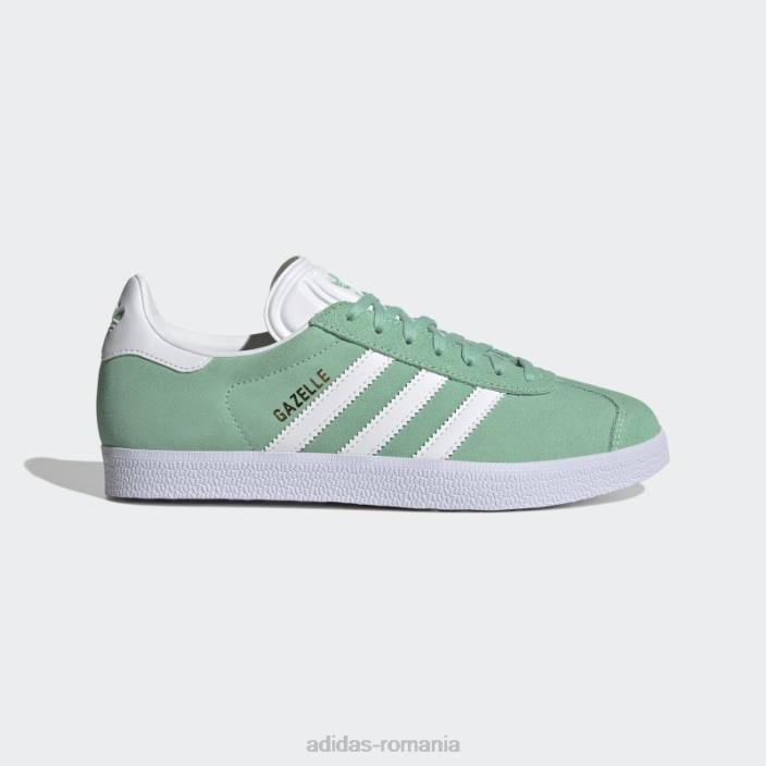Adidas pantofi gazelle menta adidas femei menta/alb/auriu metalic 2JBN16155