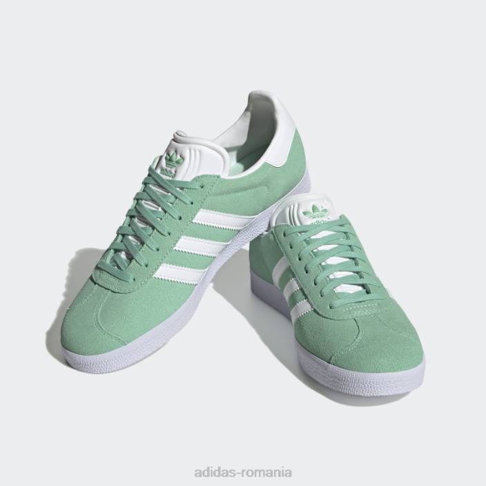 Adidas pantofi gazelle menta adidas femei menta/alb/auriu metalic 2JBN16155