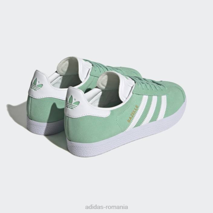 Adidas pantofi gazelle menta adidas femei menta/alb/auriu metalic 2JBN16155