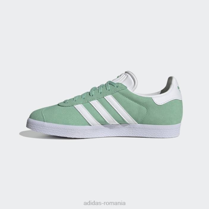 Adidas pantofi gazelle menta adidas femei menta/alb/auriu metalic 2JBN16155