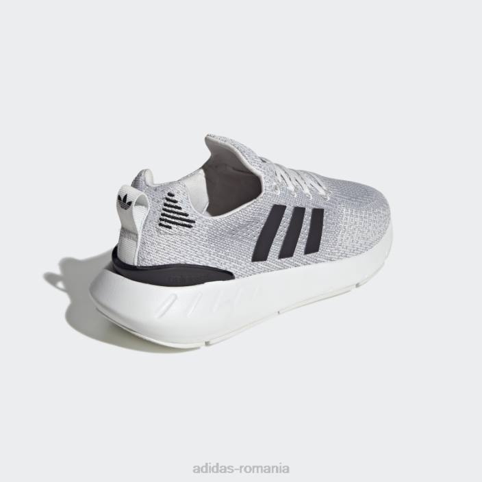 Adidas pantofi gri Swift Run 22 femei alb/negru/gri 2JBN2177