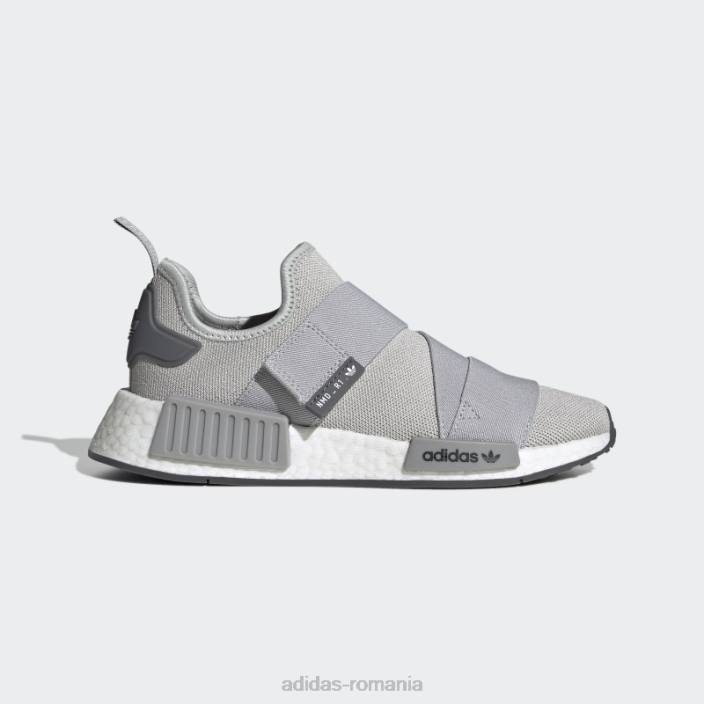 Adidas pantofi gri nmd-r1 cu curea femei gri/alb 2JBN16180