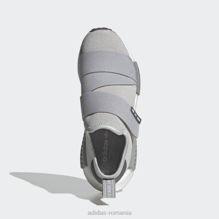 Adidas pantofi gri nmd-r1 cu curea femei gri/alb 2JBN16180