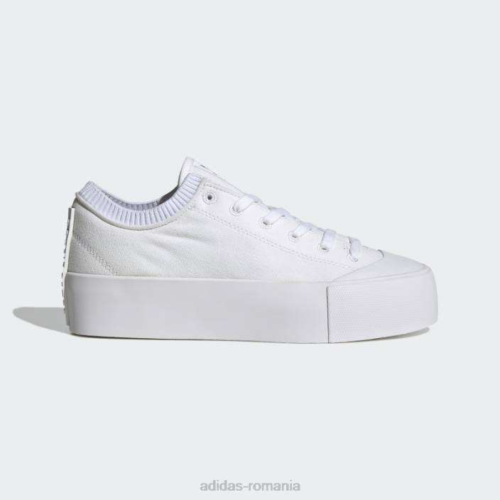 Adidas pantofi karlie kloss trainer xx92 albi femei alb negru 2JBN16184