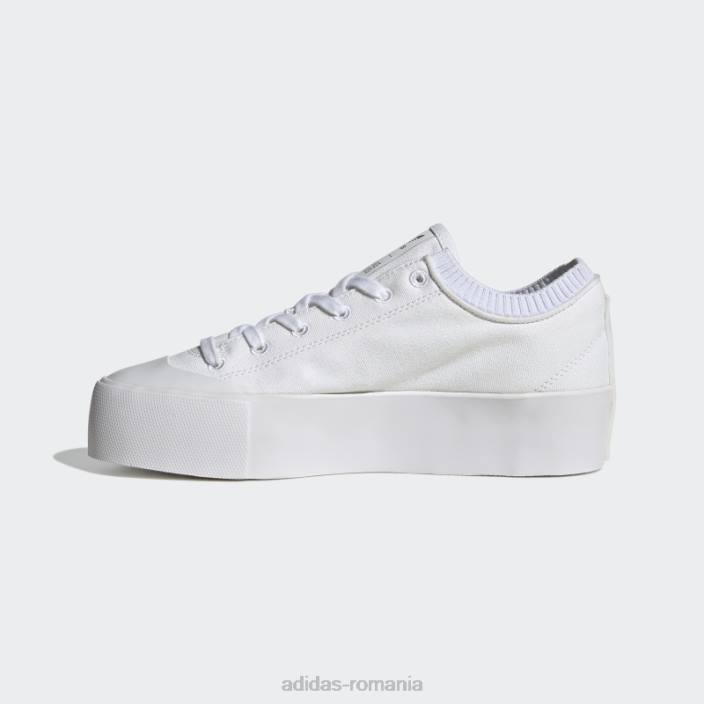 Adidas pantofi karlie kloss trainer xx92 albi femei alb negru 2JBN16184