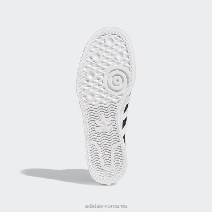 Adidas pantofi mijlocii platformă nizza fashion alb femei alb negru 2JBN8300