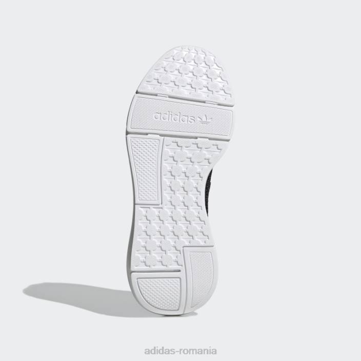 Adidas pantofi negri eleganti Swift Run 22 femei negru/alb/gri 2JBN2176
