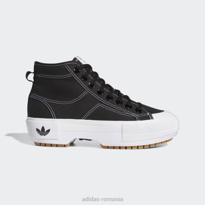 Adidas pantofi negri nizza trek femei negru/alb/gumă 2JBN8543