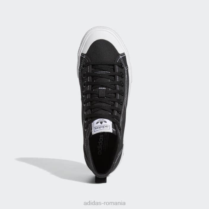 Adidas pantofi negri nizza trek femei negru/alb/gumă 2JBN8543