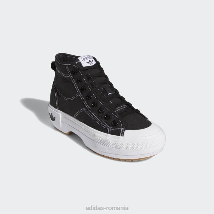 Adidas pantofi negri nizza trek femei negru/alb/gumă 2JBN8543