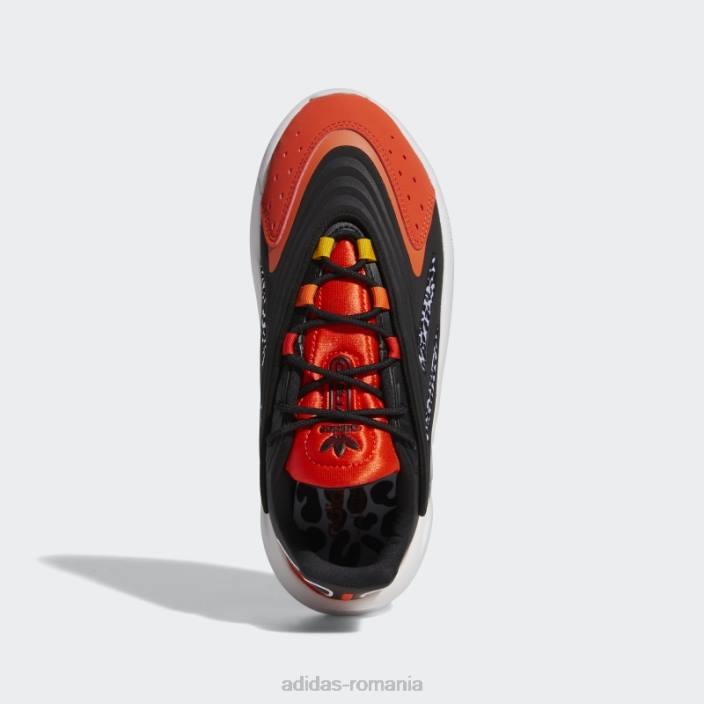 Adidas pantofi negru bogat mnisi ozelia adidas femei negru/alb/portocaliu 2JBN8661