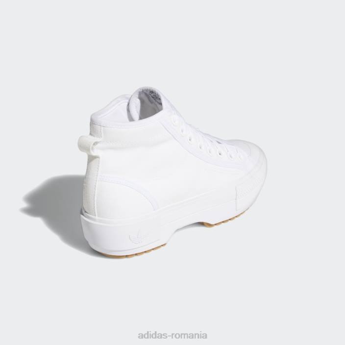 Adidas pantofi nizza trek alb adidas femei alb/gumă/gri 2JBN8334
