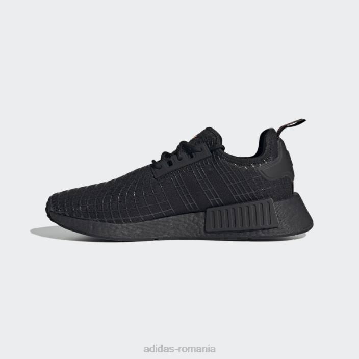Adidas pantofi nmd-r1 fascicul portocaliu femei negru/portocaliu fascicul 2JBN16183