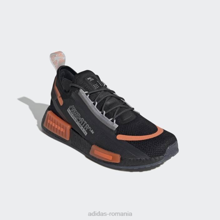 Adidas pantofi nmd-r1 spectoo negru adidas femei negru/carbon/portocaliu 2JBN16302
