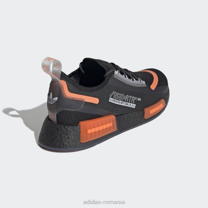 Adidas pantofi nmd-r1 spectoo negru adidas femei negru/carbon/portocaliu 2JBN16302