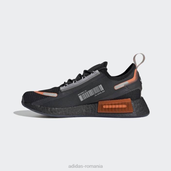 Adidas pantofi nmd-r1 spectoo negru adidas femei negru/carbon/portocaliu 2JBN16302