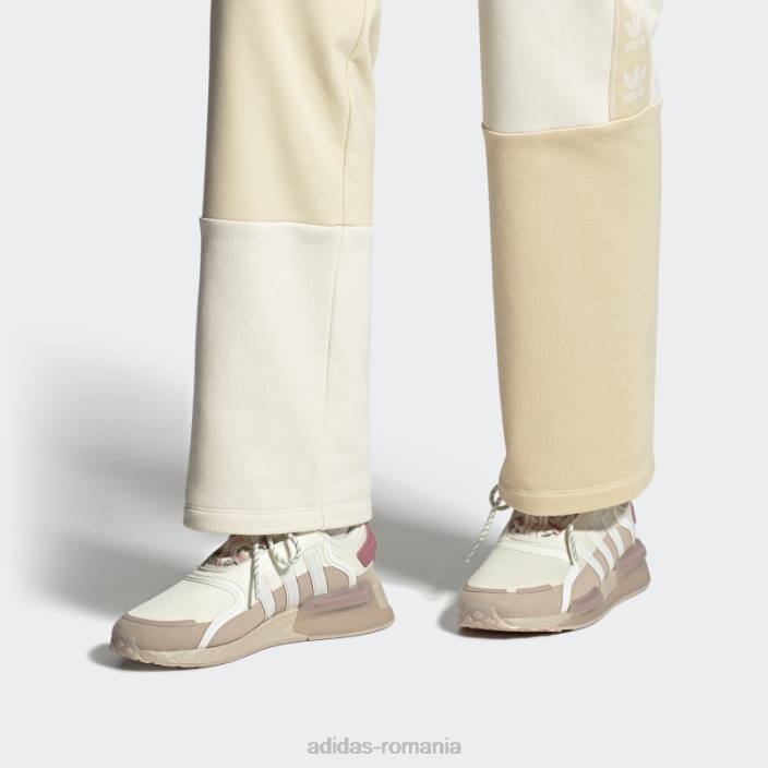 Adidas pantofi nmd-r1 v3 alb adidas femei alb/taupe/roz 2JBN8388