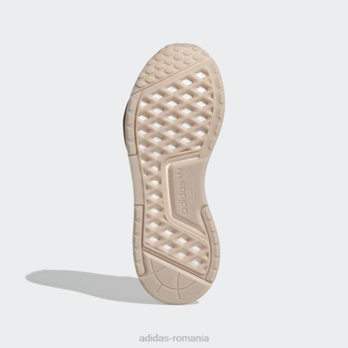 Adidas pantofi nmd-r1 v3 alb adidas femei alb/taupe/roz 2JBN8388
