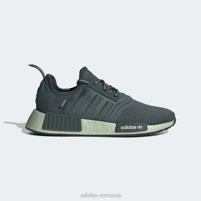 Adidas pantofi nmd-r1 verzi adidas femei verde/verde mineral/alb 2JBN8442
