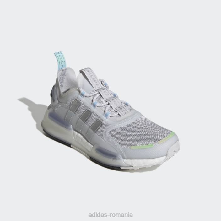 Adidas pantofi nmd-v3 dash gri adidas femei liniuță gri/negru 2JBN3096